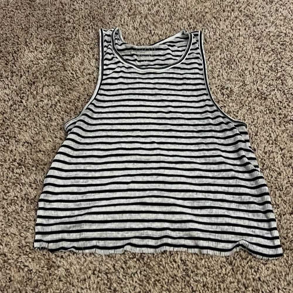 Urban black and white tank